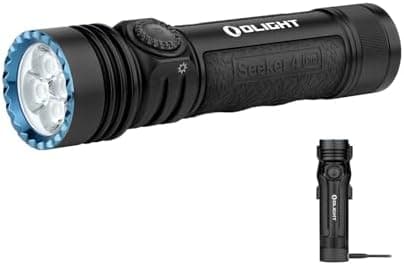 OLIGHT Seeker 4 Pro Rechargeable Flashlights, 4600 Lumens High Powerful Bright Light with USB C Holster, Waterproof IPX8 for…