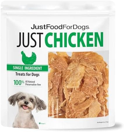 Just Food for Dogs Single Ingredient Healthy Dog Treats and Dog Snacks, Jerky Treats, Human Grade, Preservative and Grain Free…