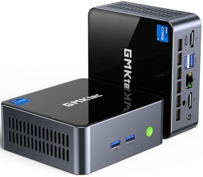 GMKtec Mini PC with Intel Core i7-1185G7 Processor (Up to 4.8 GHz) 16GB DDR4 1TB SSD NIC i226V RJ45 2.5G Iris Xe Graphics USB4.0…
