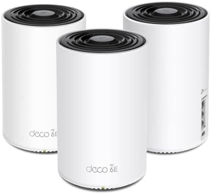 TP-Link Deco XE75 AXE5400 Tri-Band WiFi 6E Mesh System - Wi-Fi up to 7200 Sq.Ft, Engadget Rated Best Mesh for…