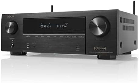 Denon AVR-X1700H 7.2 Channel AV Receiver - 80W/Channel, Advanced 8K HDMI Video w/eARC, Dolby Atmos, DTS:X, Built-in HEOS, Amazon…