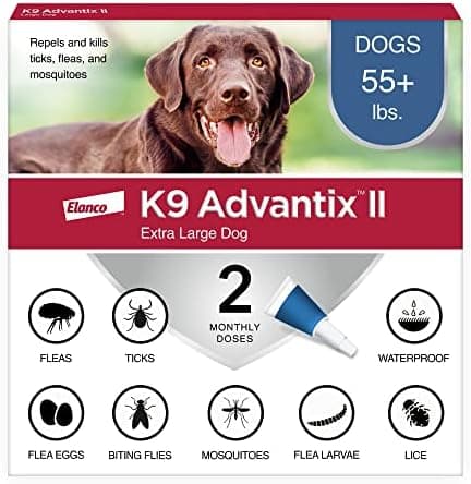 K9 Advantix II XL Dog Vet-Recommended Flea, Tick & Mosquito Treatment & Prevention | Dogs Over 55…
