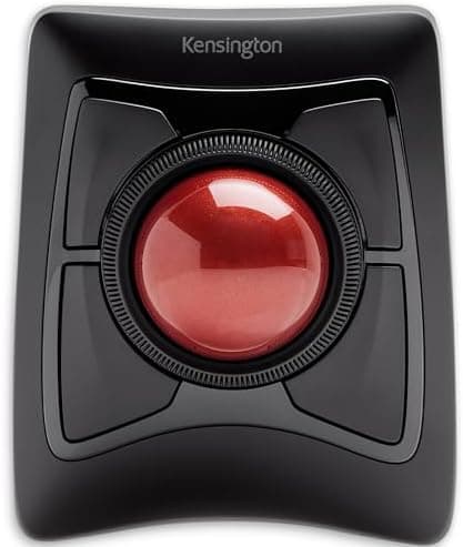 Kensington Expert Wireless Trackball Mouse (K72359WW) Black, 3.5" x 6.1" x 8"