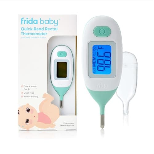 Frida Baby Rectal Thermometer for Babies, Digital Fever Thermometer for Babies, Newborns & Infants, Quick &…