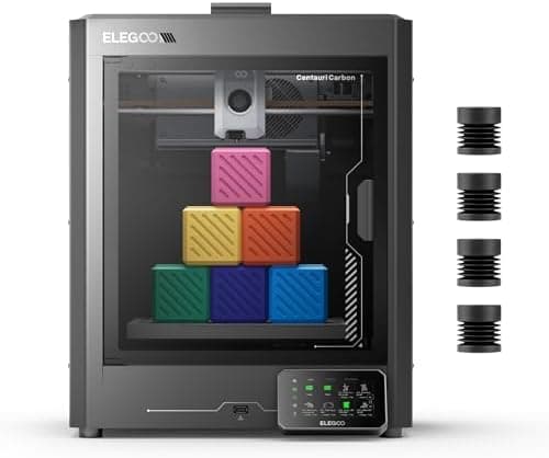 ELEGOO Centauri Carbon 3D Printer, CoreXY 500mm/s High Speed Printing with Auto Calibration, 320°C Nozzle and Built-in Camera…