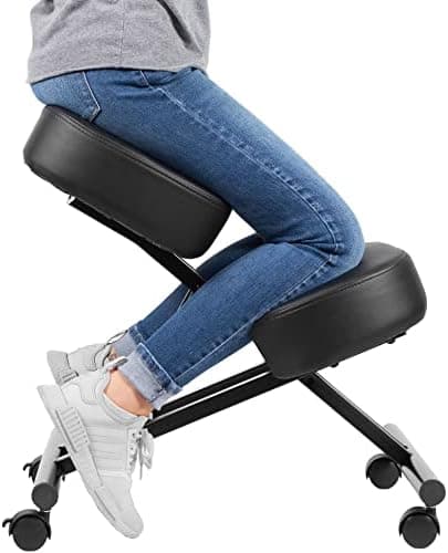 Ergonomic Kneeling Chair, Adjustable Stool for Home and Office - Improve Your Posture with an Angled Seat…