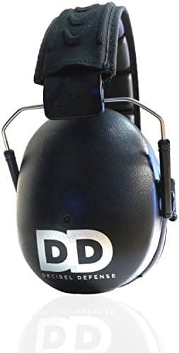 DECIBEL DEFENSE Professional Safety Ear Muffs 37dB NRR - The HIGHEST Rated & MOST COMFORTABLE Ear Protection for Shooting &…