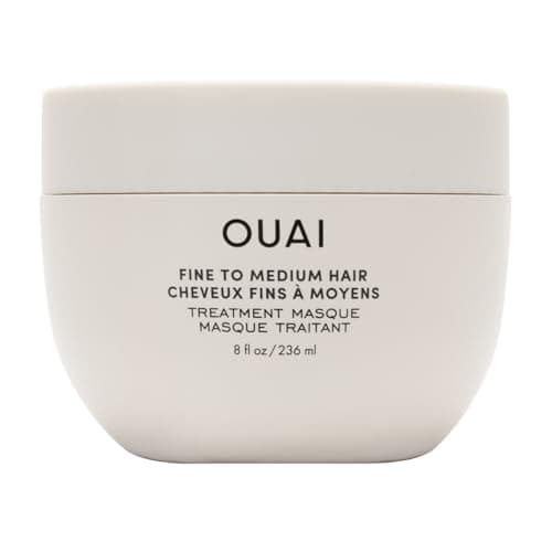 OUAI Fine to Medium Hair Treatment Mask - Lightweight Deep Conditioning Hair Mask with Shea Butter, Keratin & Panthenol - Helps…