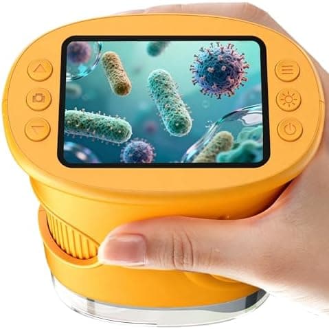 1000X Handheld Digital Microscope for Kids: Pocket Microscope with 2.0" IPS Screen - STEM Toys Birthday Gifts for Girls Boys…