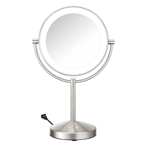 Conair Double-Sided 1X/10X Magnifying LED Vanity Mirror | 1X/10X…