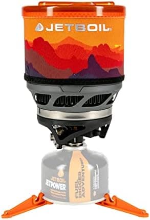 Jetboil MiniMo Camping and Backpacking Stove Cooking System with Adjustable Heat Control