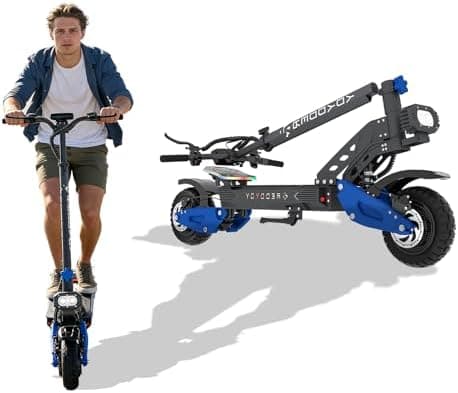 RD2 5000W Electric Scooter for Adults with Dual Motor,50 Mph Max Speed,55 Miles Max Range, 60V/25AH…