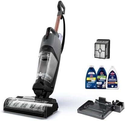 Bissell CrossWave HydroSteam Steam Mop, 3-in-1 Wet Dry Vacuum Mop with Steam Function, Hard Floor Cleaner…