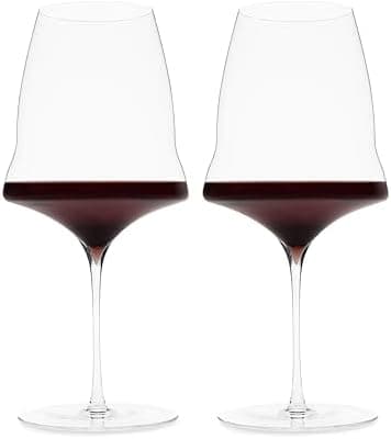 Josephinenhütte® JOSEPHINE N° 3 Red Wine Glasses [THE GLASS FOR CONNOISSEURS] – handcrafted & mouth-blown –…