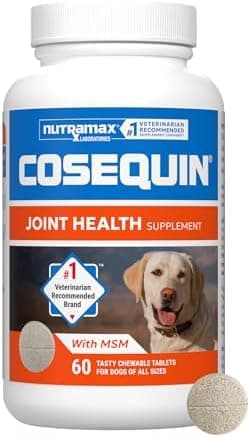 Nutramax Cosequin for Dogs Joint Health Supplement, Contains Glucosamine for Dogs, Plus Chondroitin and MSM…