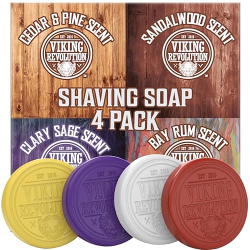 Viking Revolution Shaving Soap for Men - Shave Soap for Use with…