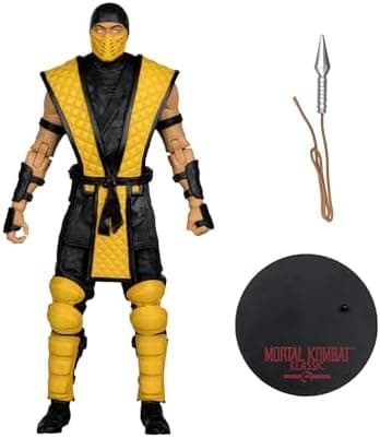 McFarlane Toys Mortal Kombat Klassic Scorpion 7in Action Figure