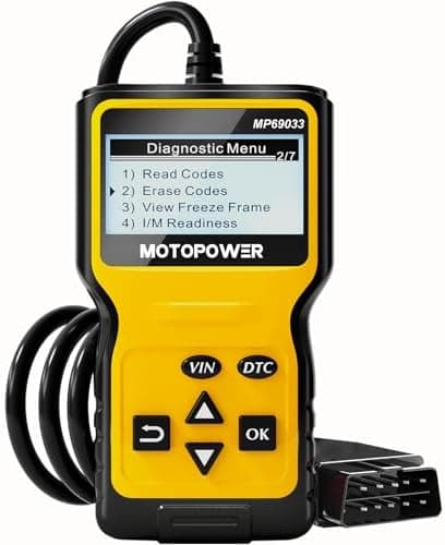 MOTOPOWER MP69033 Car OBD2 Scanner Code Reader Engine Fault Scanner CAN Diagnostic Scan Tool for All OBD II Protocol Cars Since…