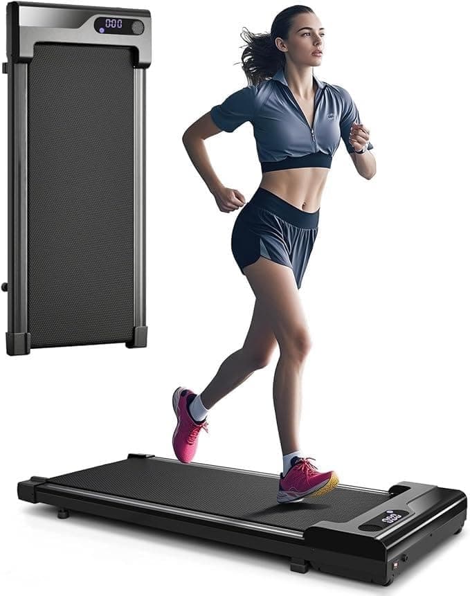 Walking Pad Treadmill for Home - Under Desk Treadmills Portable Mini Compact Walk Pads for Small Spaces…