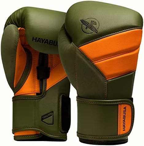 Hayabusa T3 Boxing Gloves for Men and Women Wrist and Knuckle Protection, Dual-X Hook and Loop…
