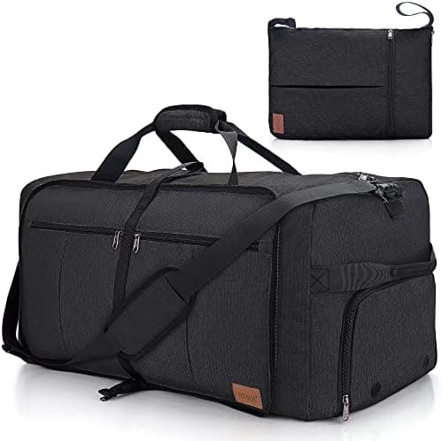 Urtala 120L Foldable Collapsible Waterproof Travel Duffel Bag for Men and Women with Shoe Compartment