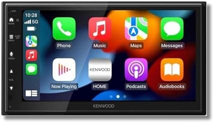 KENWOOD DMX500S 6.8" Capacitive Touchscreen Digital Multimedia Receiver – Wireless Apple CarPlay, Android Auto, Bluetooth