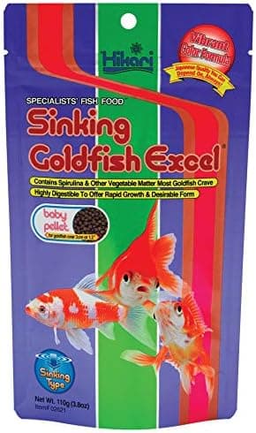 Hikari Sinking Goldfish Excel Fish Food, 3.8 oz. (110g)