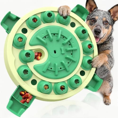 KADTC Dog Puzzle Toy, Large Size, 3 Levels of Step-by-Step Challenge, 4 Ways to Play Beginner to Advanced Slow Feeder & Mental…
