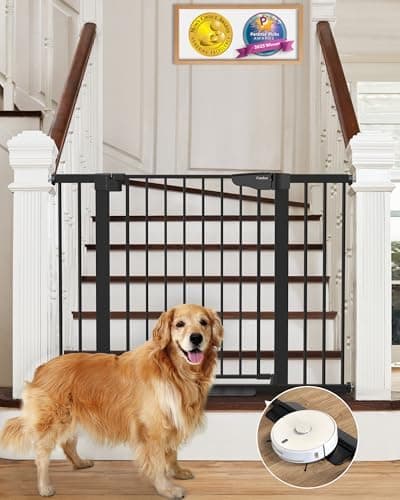 Cumbor 30-46" Baby Gate for Stairs, Mom's Choice Awards Winner-Auto Close Dog Gate for The House…