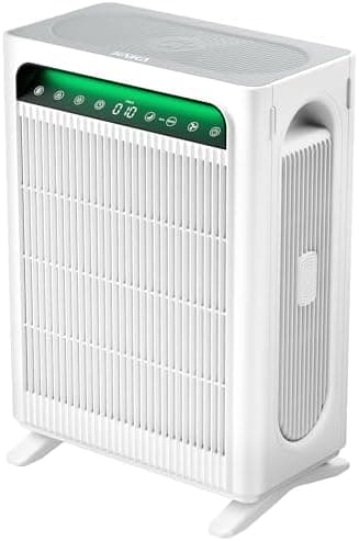 KNKA Air Purifier for Home Bedroom Large Room Up to 1,695 Ft² in 1 Hr, HEPA Air Cleaner with Washable…