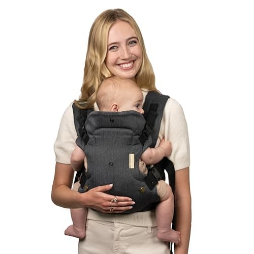 Infantino Flip Luxe 4-in-1 Convertible Baby Carrier, Ergonomic Infant to Toddler Carrier, Updated Lumbar Support, Premium…