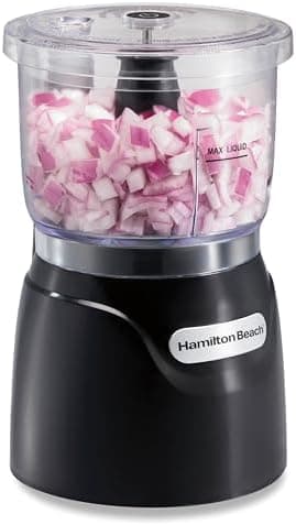 Hamilton Beach Electric Vegetable Chopper & Mini Food Processor…