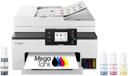 Canon MegaTank MAXIFY GX2020 All-in-One Wireless Color Printer – Print, Copy, Scan with Duplex Printing –…