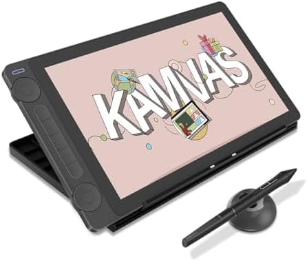 HUION Kamvas 13 (Gen 3) Drawing Tablet with Screen,13.3" Full-Laminated Art Tablet with Anti-Sparkle Canvas Glass 2.0, 99% sRGB…