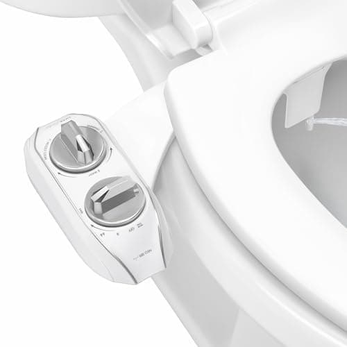 LUXE Bidet NEO 185 Plus - Dual Nozzle, Non-Electric Bidet Attachment for Toilet Seat, Patented Slide-In…
