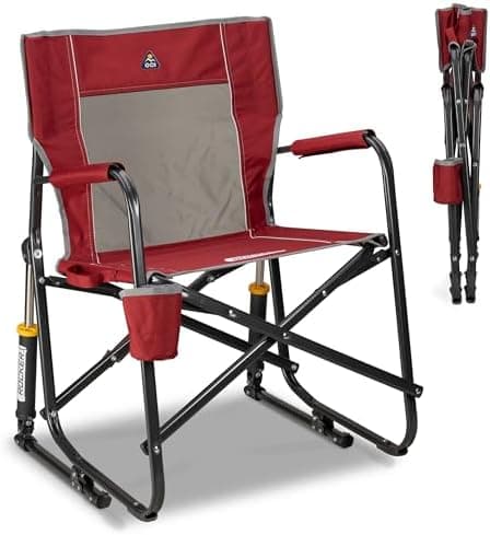 GCI Outdoor Freestyle Rocker Camping Chair | Portable Folding Rocking Chair with Solid, Durable…