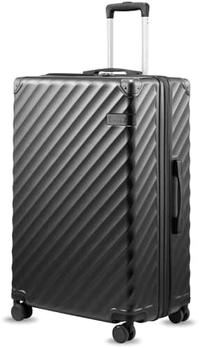 LUGGEX 28 Inch Luggage with Spinner Wheels, KVC Expandable Hardside…