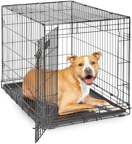 MidWest Homes for Pets 36-Inch iCrate for Medium-Large Breeds, 41-70…