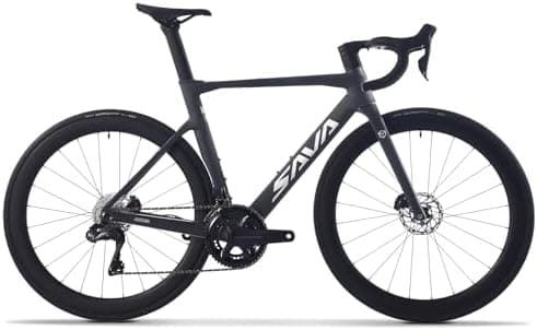 SAVADECK Carbon Fiber Road Bike, 24 Speeds Shifting Road Bicycle with…