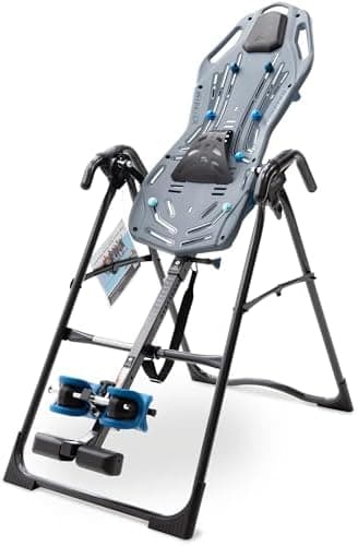 TEETER FitSpine X1 Inversion Table, Decompression Surface for Full-Body Stretch, Ergo Embrace Ankle Supports, Integrated…