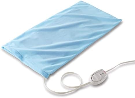 Sunbeam XL Heating Pad for Back Neck and Shoulder Pain Relief with Sponge for Moist Heating Option…