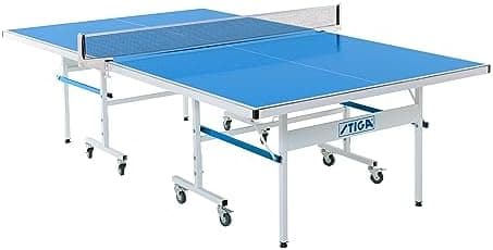 STIGA Outdoor Table Tennis Table – All-Weather Waterproof Aluminum Ping Pong Table with Net & Post, QuickPlay Assembly, 108" L x…