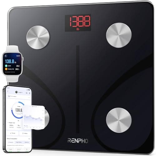 RENPHO Smart Scale for Body Weight, FSA&HSA Eligible, Bathroom Digital Scale with BMI, Body Fat, Bluetooth…