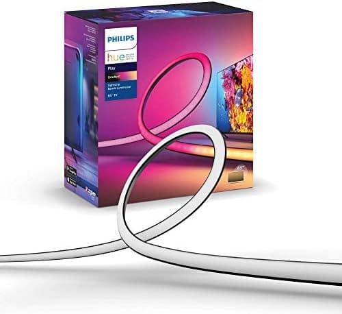 Philips Hue Play Gradient 65" Smart TV Light Strip, Flowing Color-Changing LED Strip Lights, Multicolor TV Backlight Sync with…