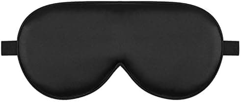 Alaska Bear Sleep Mask Silk Eye Cover with Shaped Padding for Pressure-Free Sleeping, Foam Insert, Upgrade Contour Over…