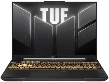 ASUS TUF Gaming F16 Gaming Laptop, 16” FHD+ 144Hz IPS-Level 16:10 Display, Intel® Core™ 5 210H, NVIDIA® GeForce RTX™ 4050, 16GB…