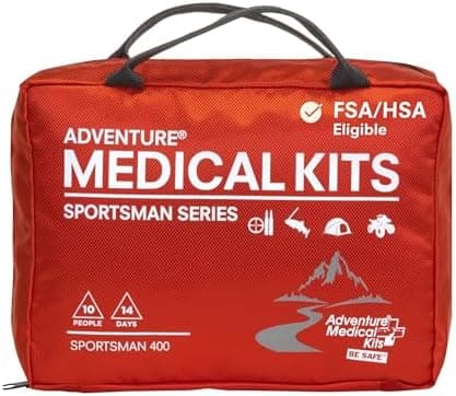 Adventure Medical Kits Sportsman Series Medical Kit - 400 - First Aid Kit for Camping, Hiking, Hunting & More - For 10 People for…