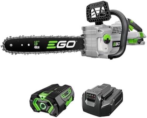 EGO POWER+ Chain Saw, 16” Battery Powered Chainsaw, Electric Cordless, Includes 56V 4.0Ah Battery and Charger – CS1613