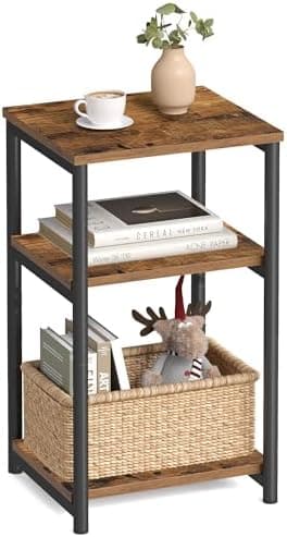VASAGLE BARNET Collection - Side Table, Small End Table for Living Room, Modern Tall Nightstand…