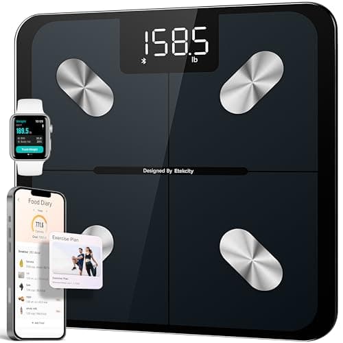 Etekcity Smart Scale for Body Weight, FSA&HSA Eligible, Bathroom…